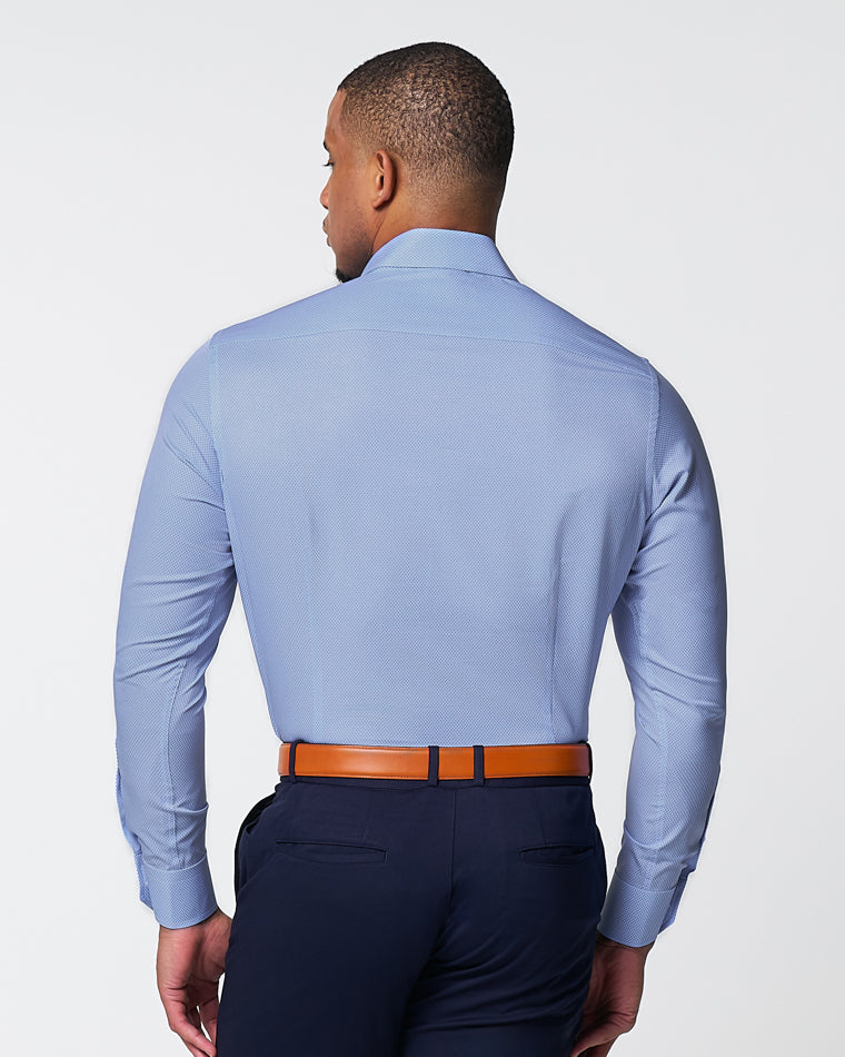 "The Morrison" Blue & White Mini Pattern