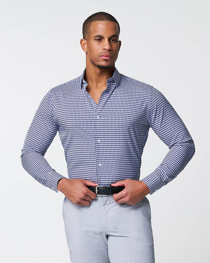 "The Rooney" Navy Gingham