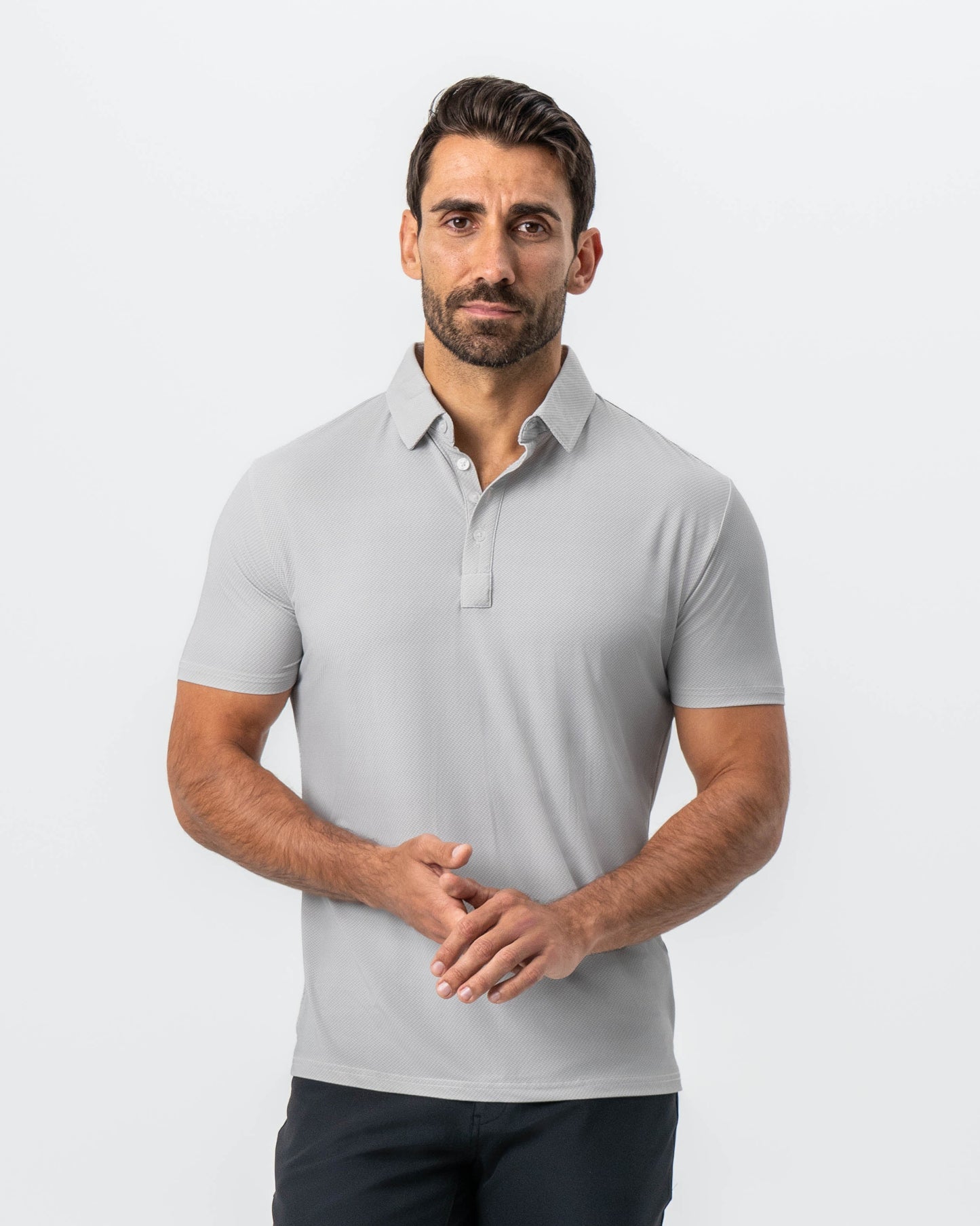 "The Craig" Light Grey Mini Houndstooth