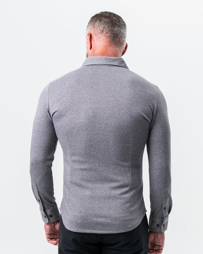 "The Onyx" Charcoal Button Down