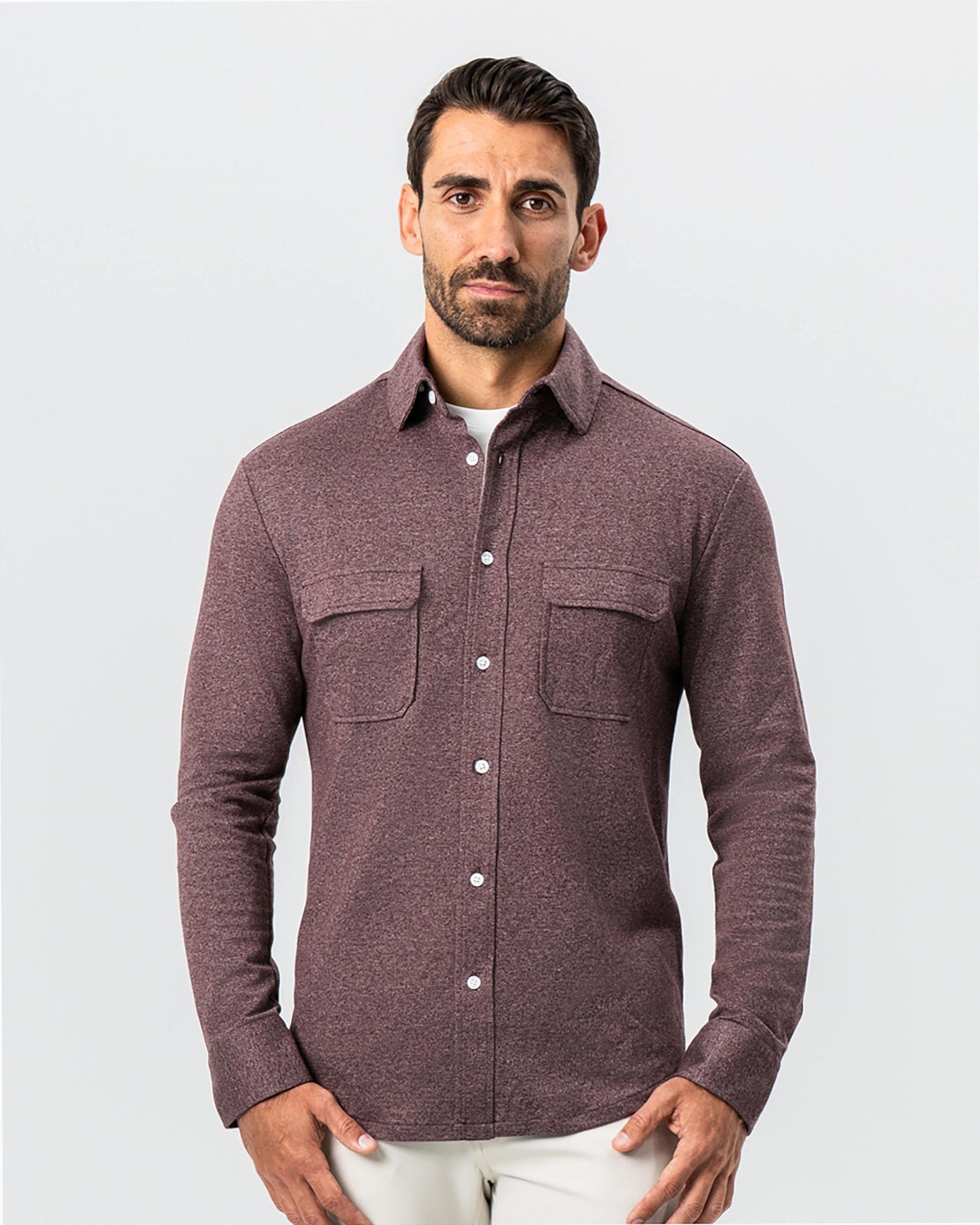 Patch Pocket Button Down - Brown