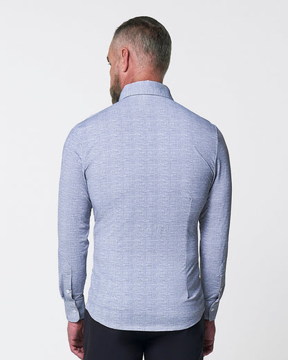 "The Storm" Sport Shirt - Navy Linen