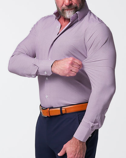 "The Cullinan" Purple Diamond Print