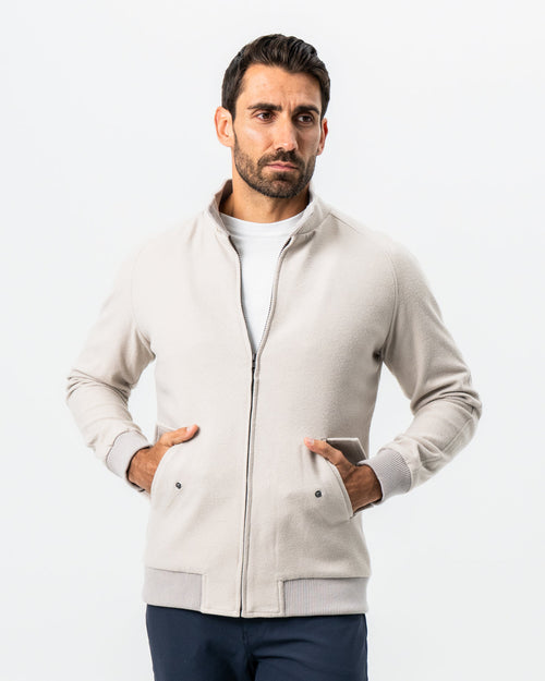 Brushed Bomber - Tan